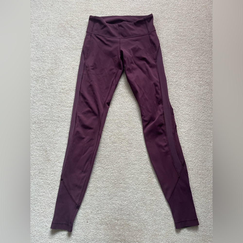 Lululemon Burgundy Leggings - Size 4 - 30”Inseam
